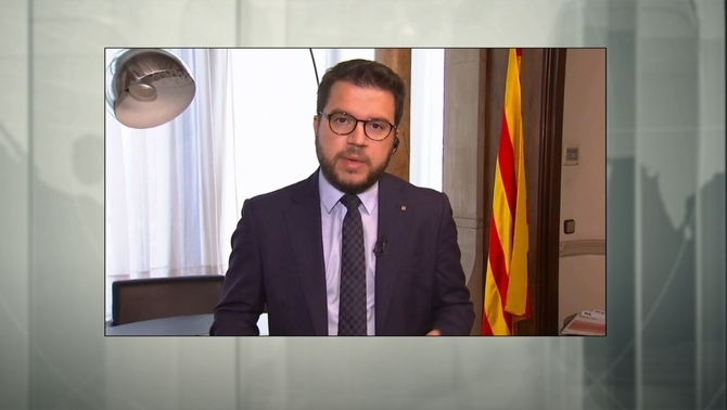 Pere Aragonès a TV3