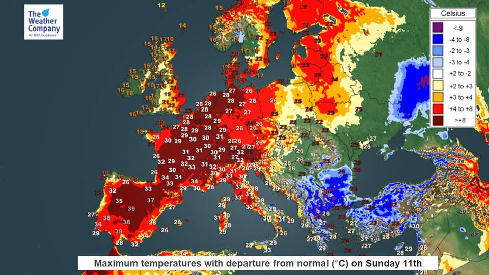 Calor a Europa