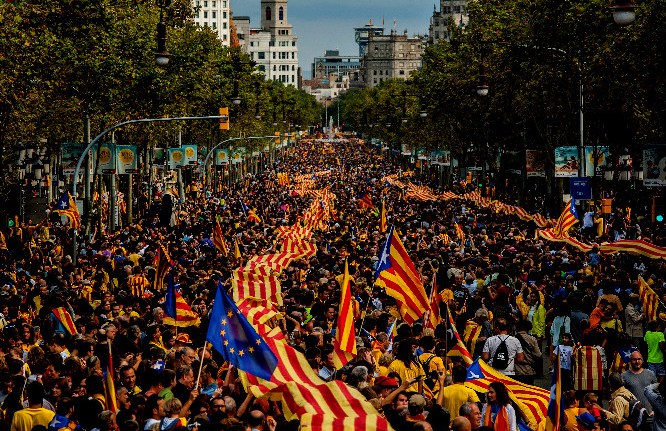 manifestacio a barcelona