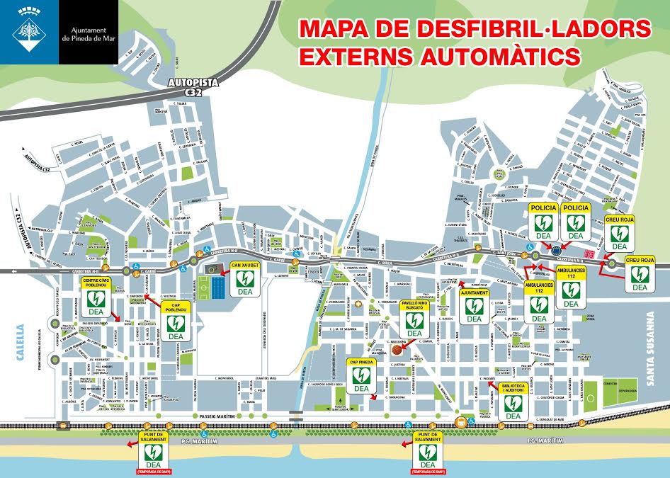 Mapa DEA de Pineda