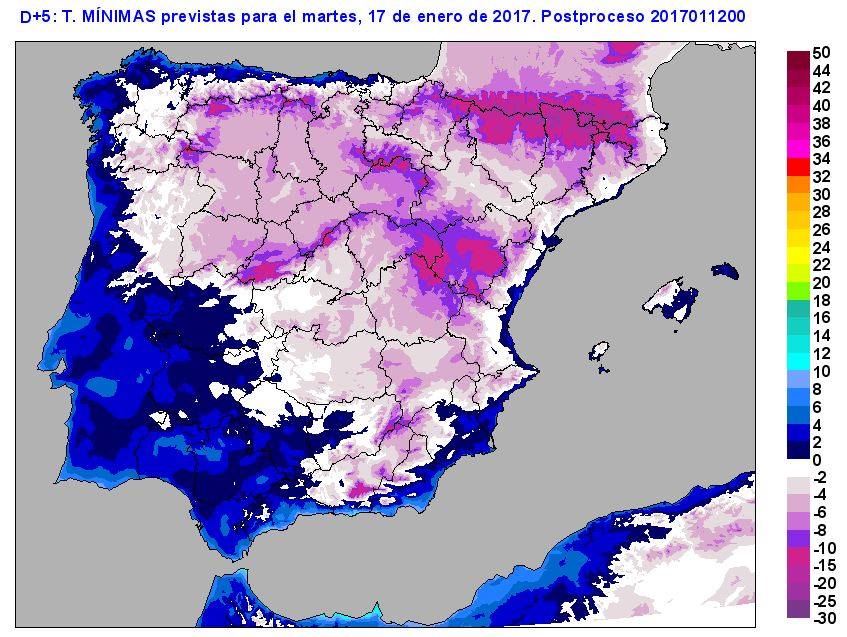 Fred a tota la Penínula Ibèrica