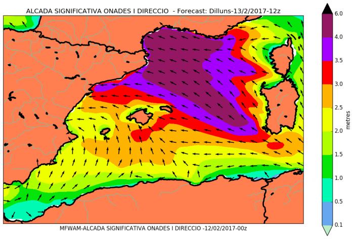 Temporal al mar