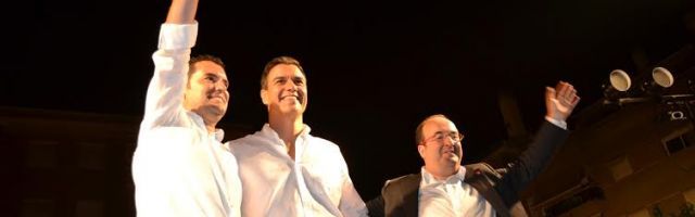 Xavier Amor a la Festa de la Rosa del PSC