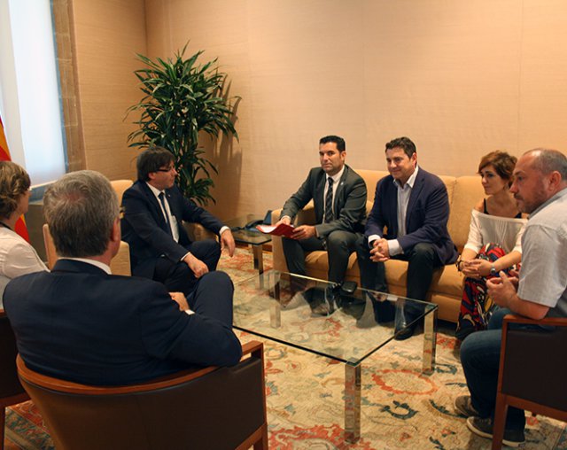 Reunió Xavier Amor i Carles Puigdemont