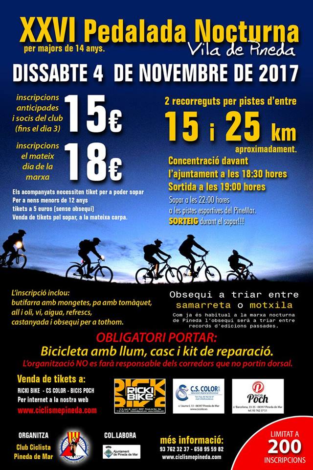 Pedalada nocturna