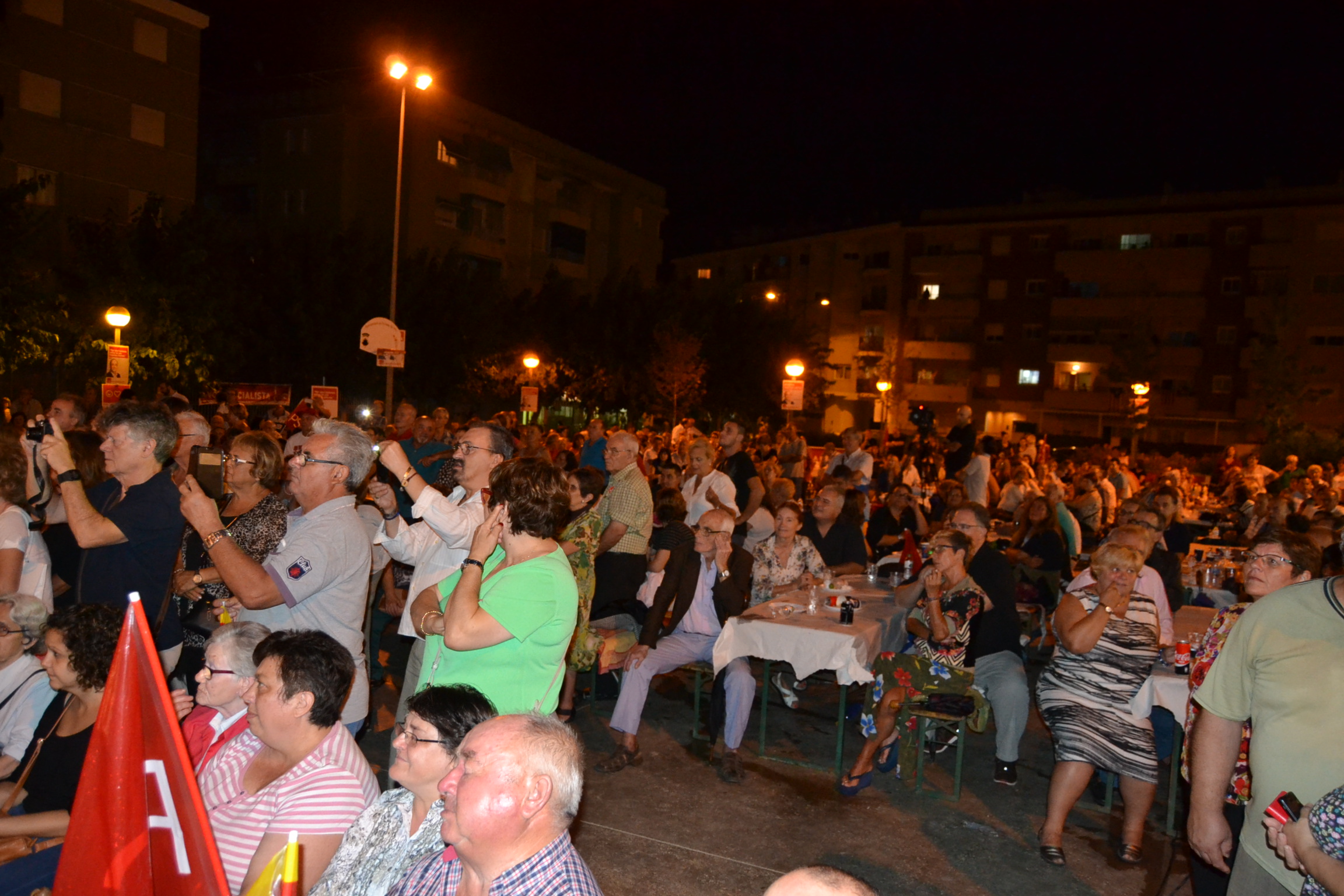 Revetlla del PSC a Poblenou