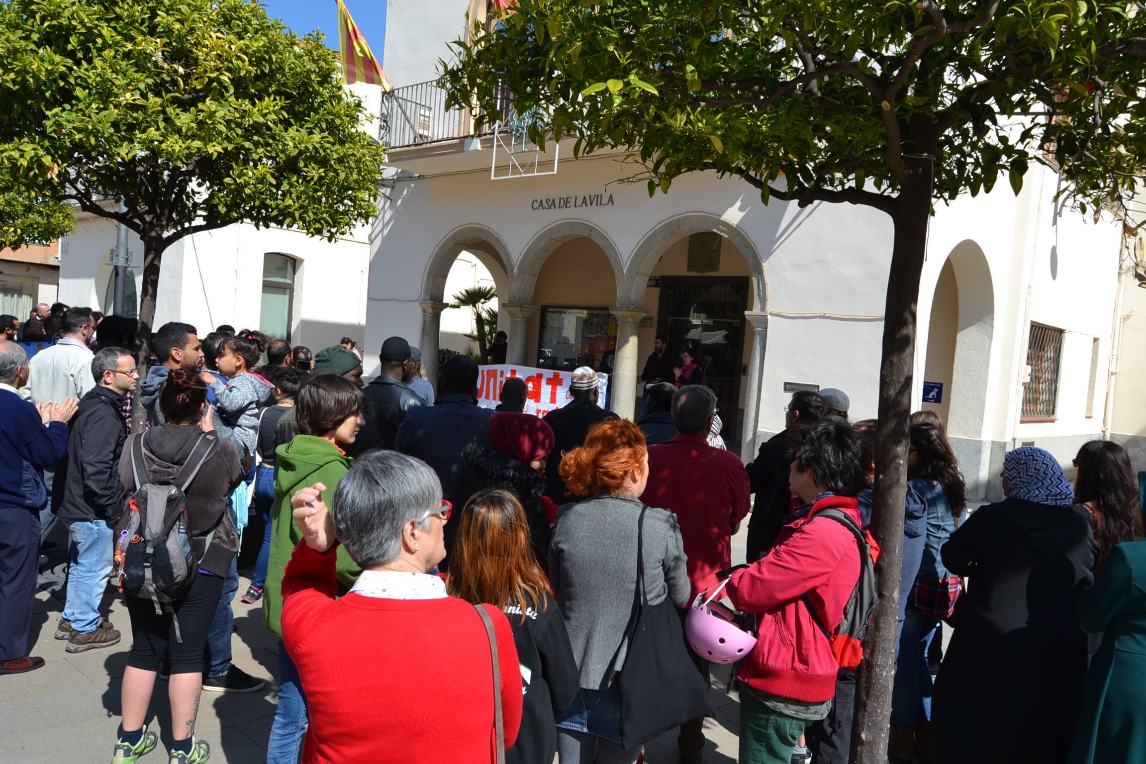 Concentració a la plaça Catalunya