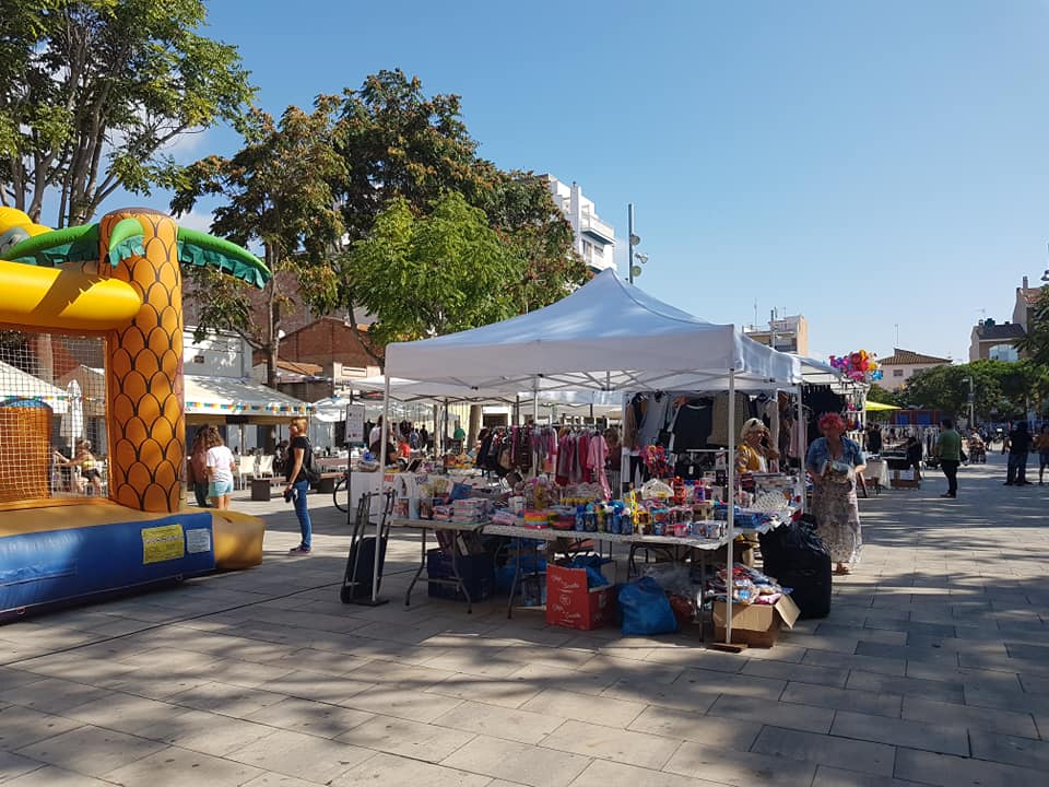 Botigues campanya Fora Estocs Plaça Espanya