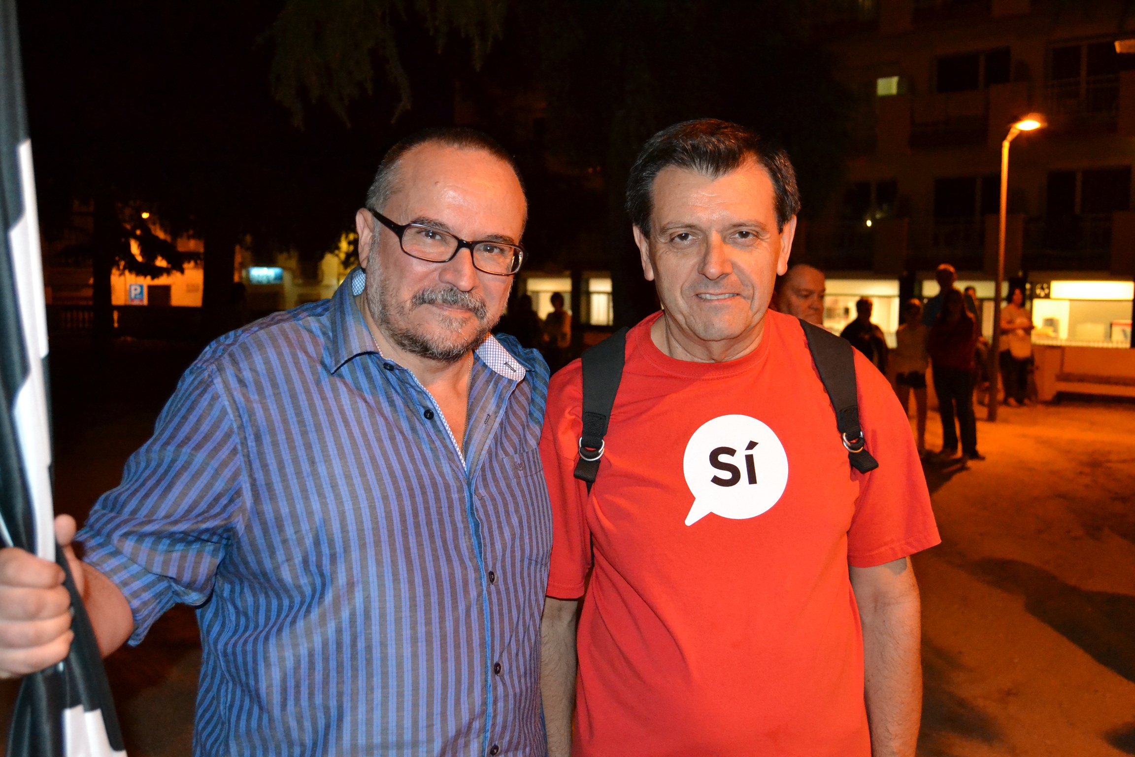 Jordi Sancho i Ricard Riera de l'ANC