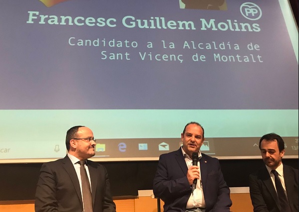 Francesc Guillem (PP) al centre