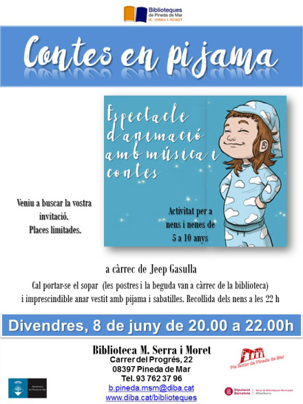 contes amb pijama