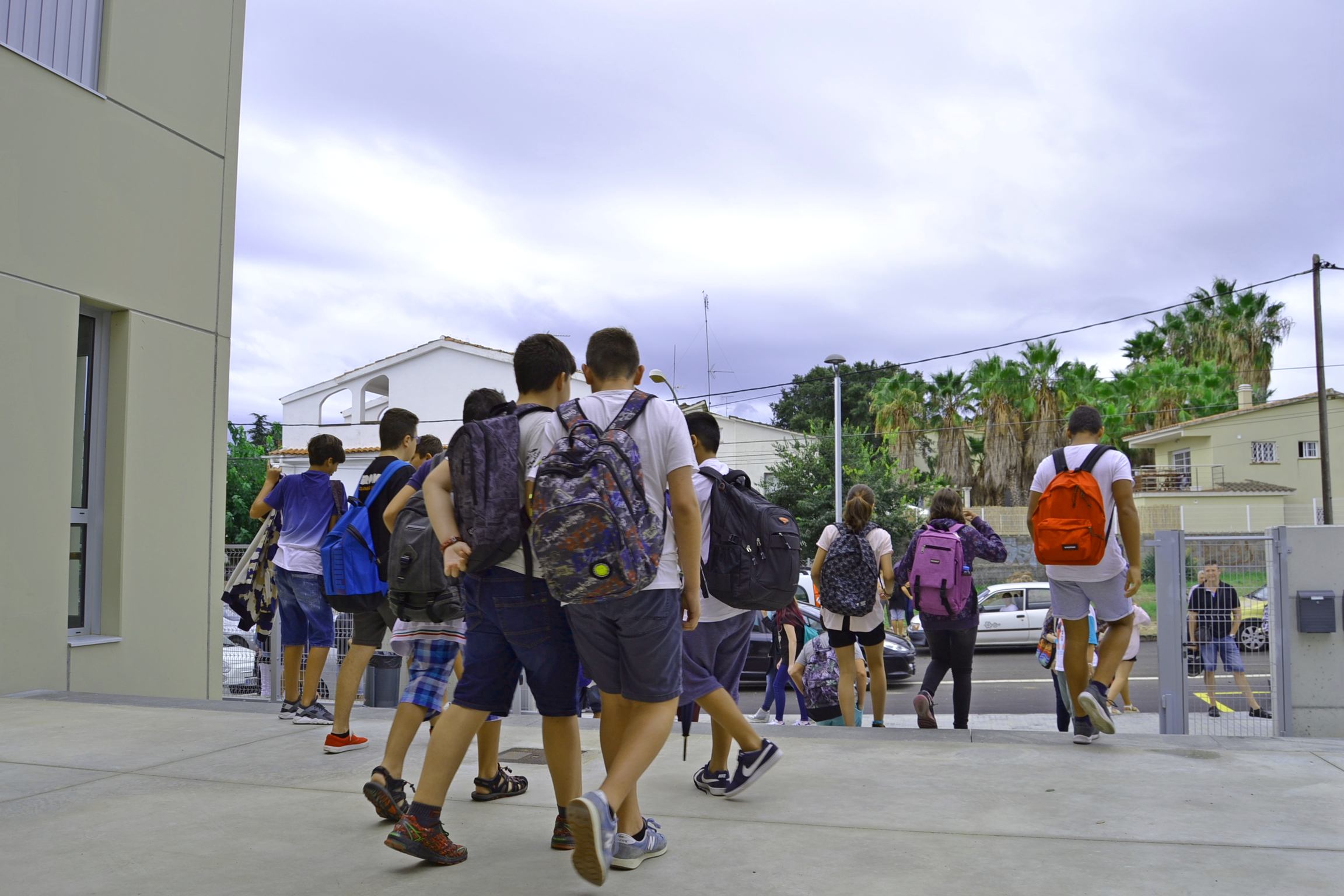 Alumnes a l'Institut Pineda