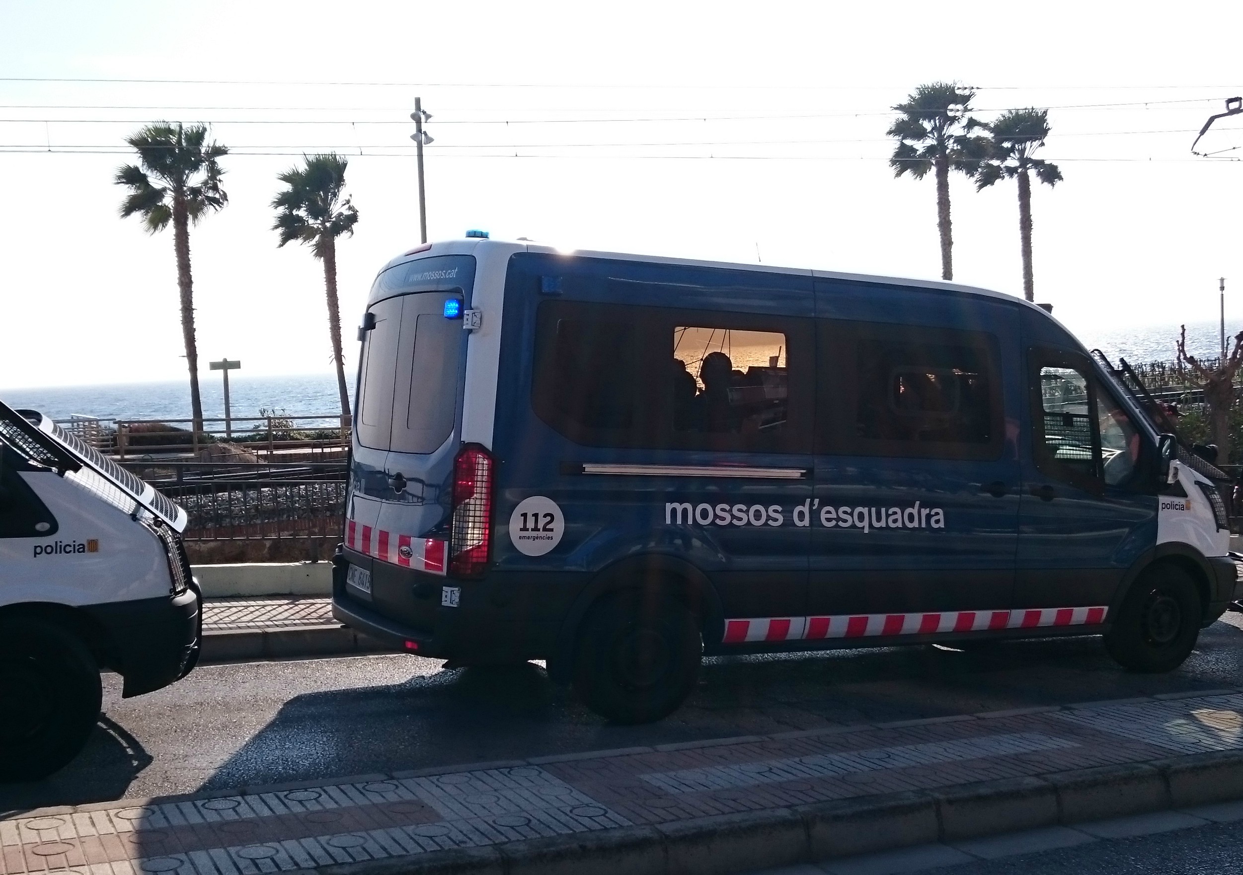 Vehicle Mossos a Pineda