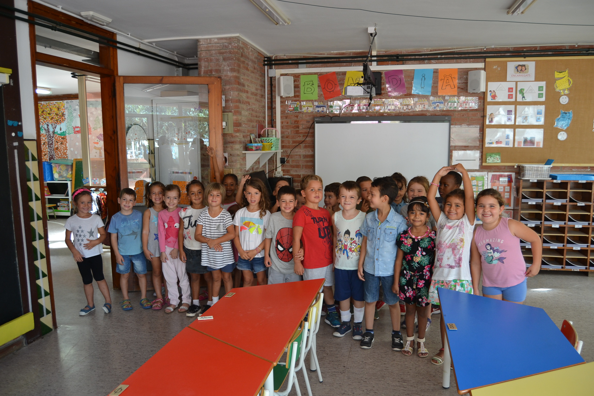 Alumnes de l'Escola Sant Jordi