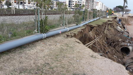 reposició del col·lector de Pineda