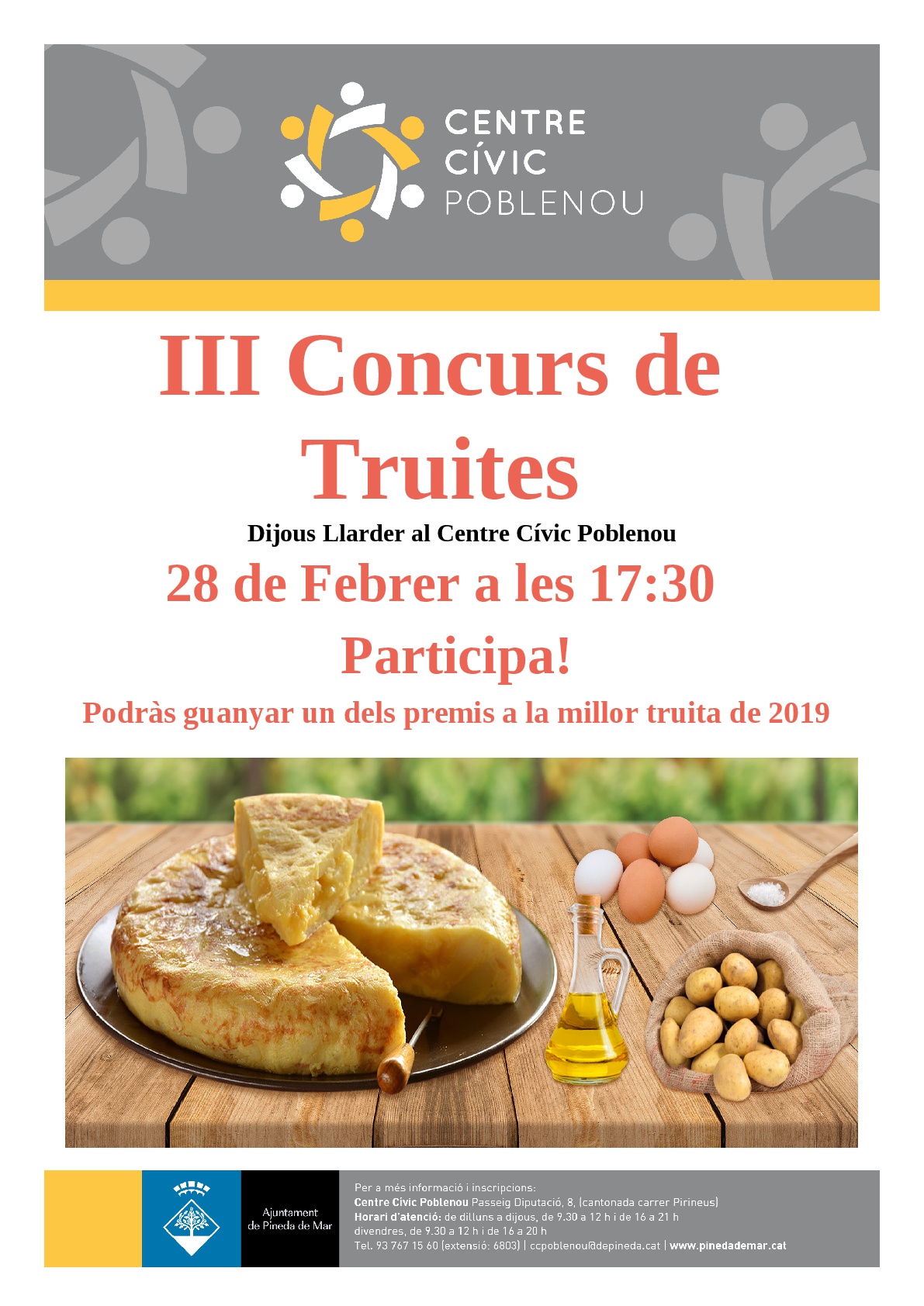 III concurs truites Centre Cívic Poblenou