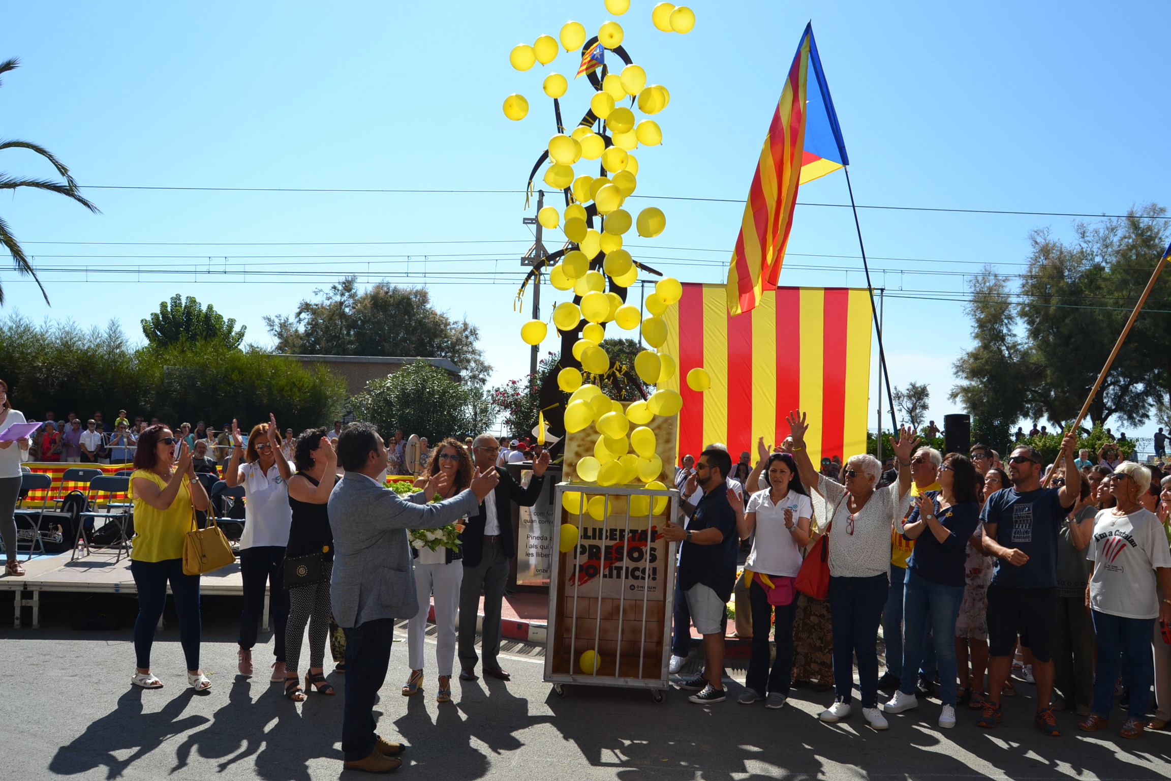 Moment de l'ofrenta d'En Marxa