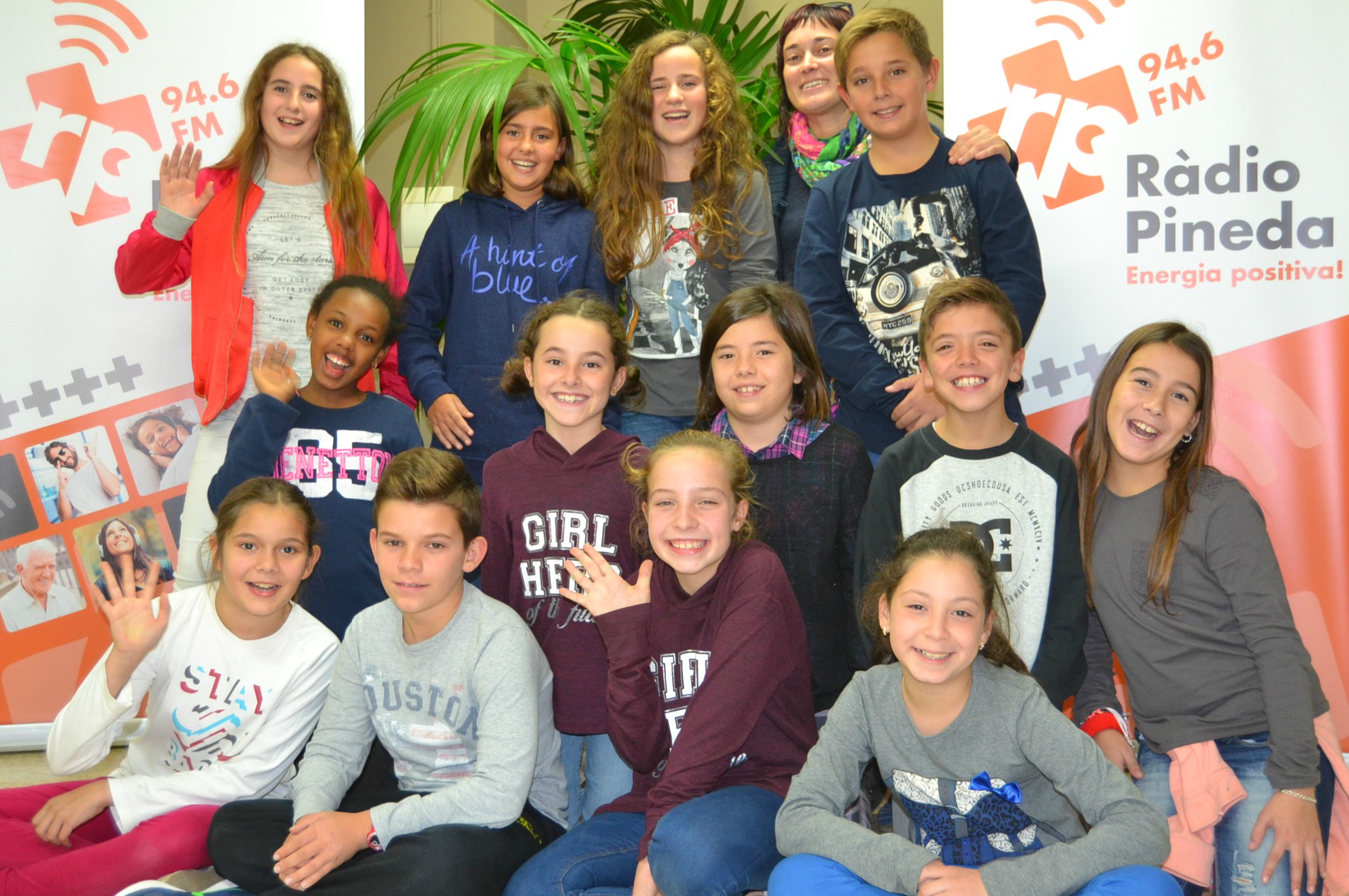 Alumnes de l'Escola Sant Jordi