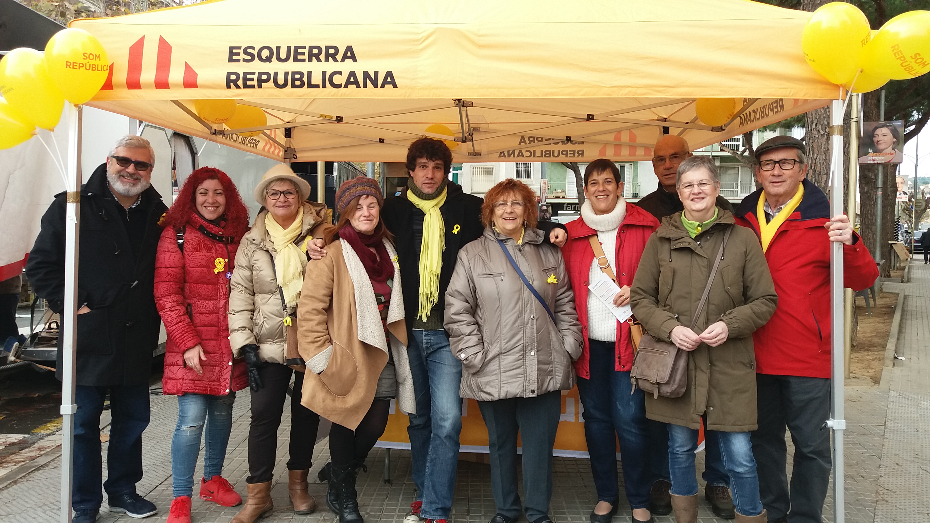 ERC al mercat de Poblenou