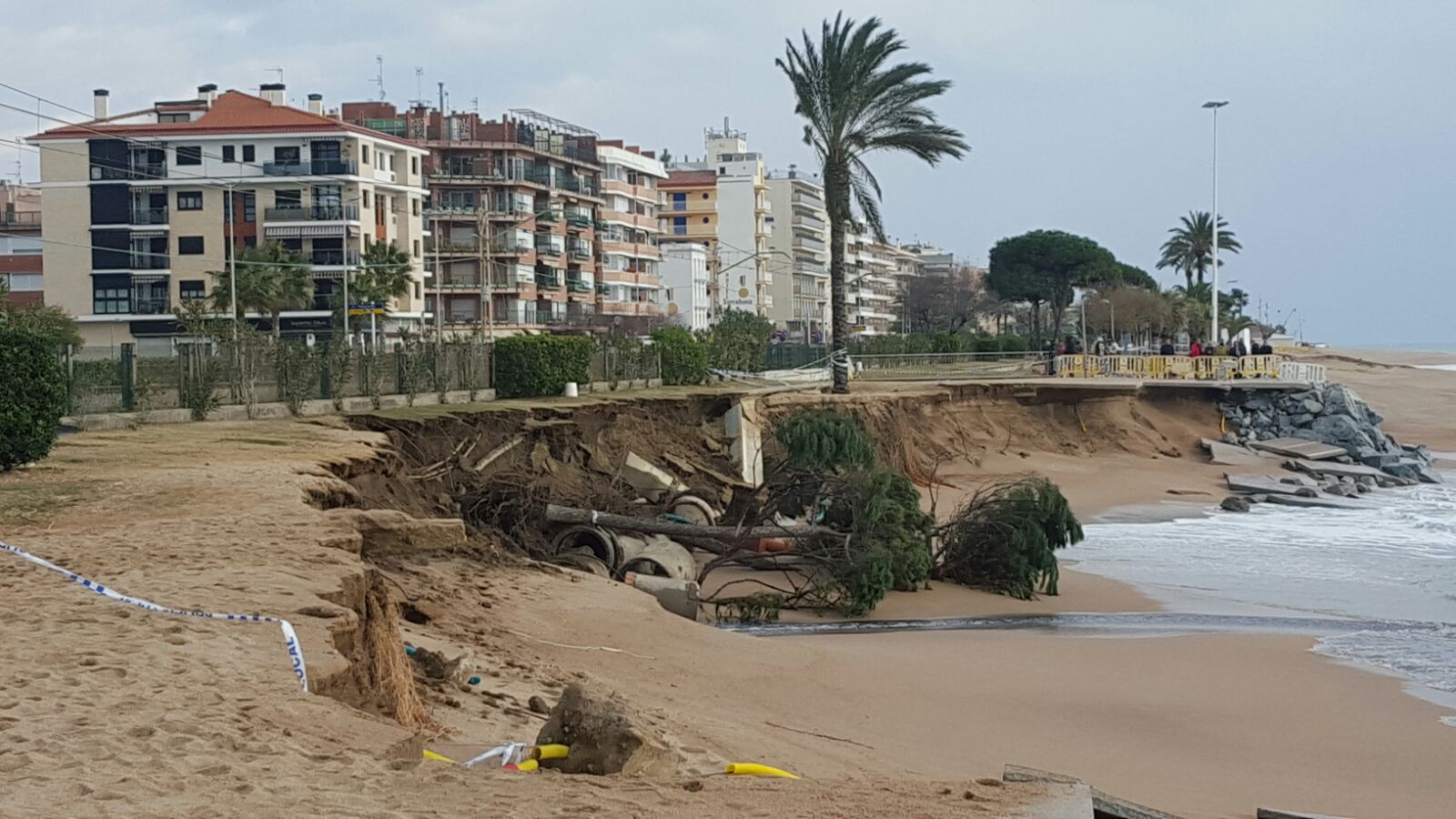 Tram més afectat