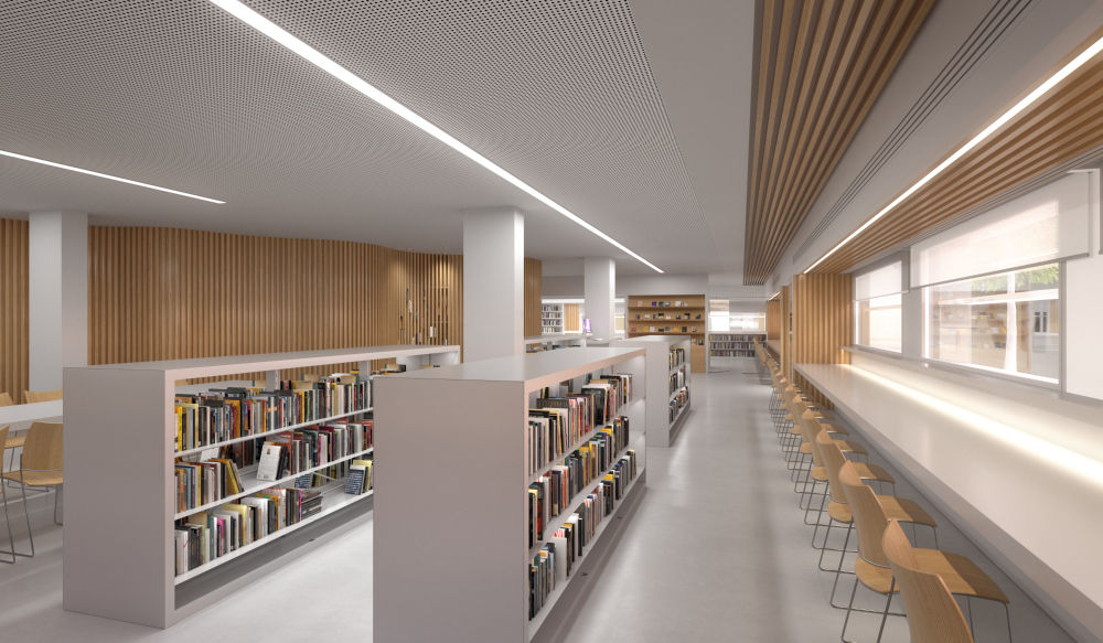 Imatge virtual biblioteca poblenou