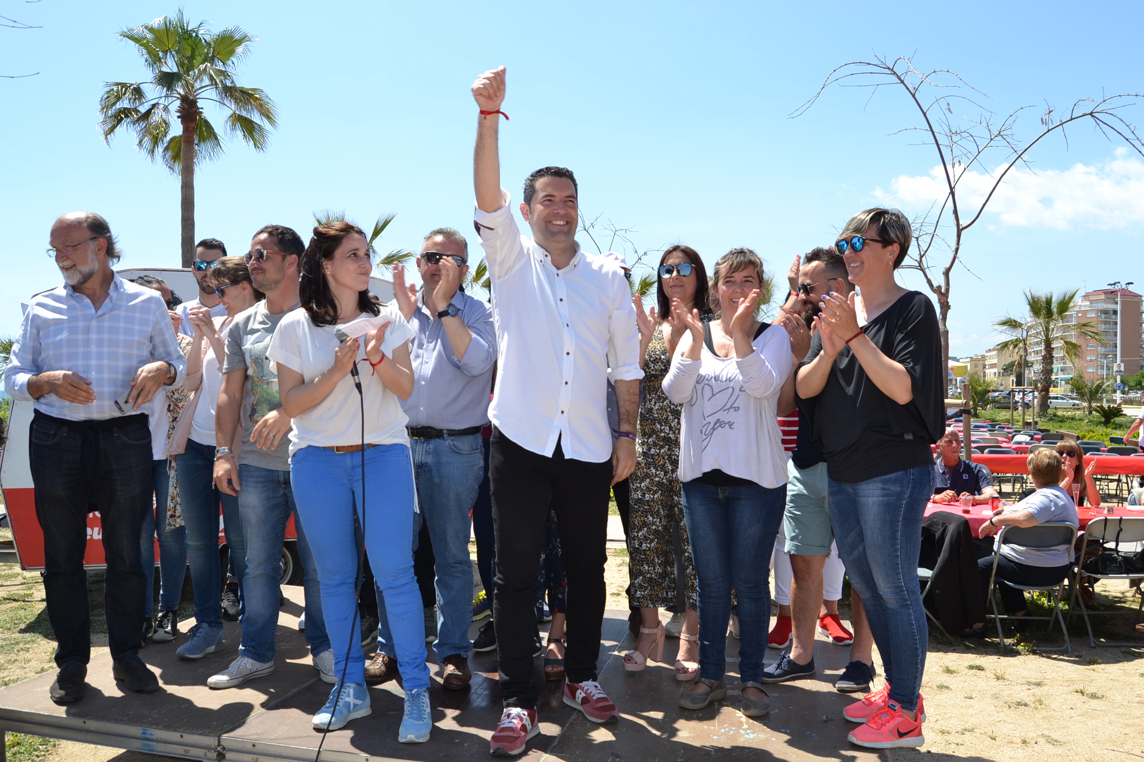 acte del PSC a poblenou